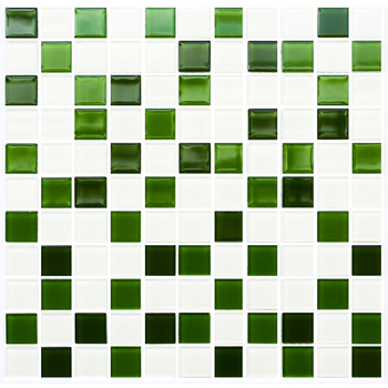 Мозаика GM 4030 C3 Green D-Green M-White 300x300x4 Котто Керамика - зображення 1