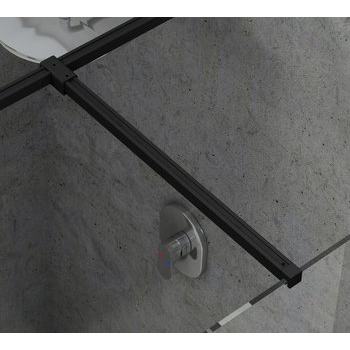 Набір тримачів душової кабіни W SET-Uni T connection black, RAVAK - зображення 1