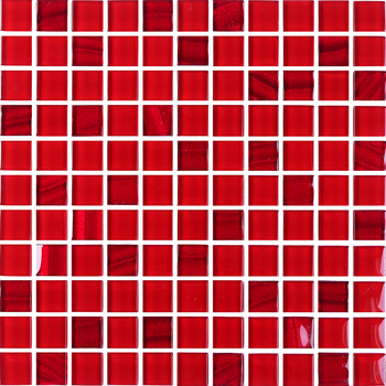 Мозаїка GM 8016 C2 Red Silver S6-Cherry 300x300x8 Котто Кераміка - зображення 1