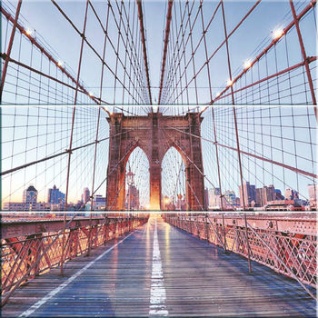 Декор Панно Бруклинский мост 750x750x10 Котто Керамика - зображення 1