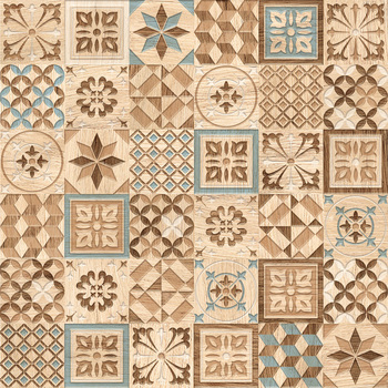 Плитка керамогранитная Country Wood микс 300x300x8 Golden Tile - зображення 1