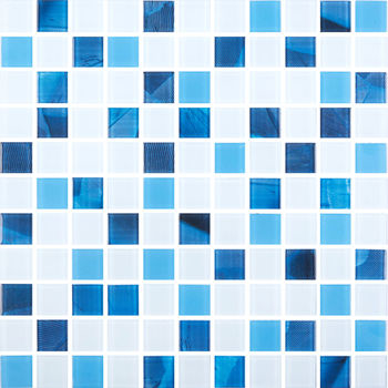 Мозаика GMP 0425018 С3 Print 19-Blue D MATT-White MATT 300×300x4 Котто Керамика - зображення 1