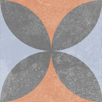 Плитка керамогранитная Ethno №18 микс 186x186x8 Golden Tile - зображення 1