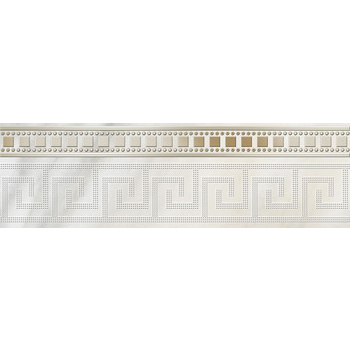 Фриз Carrara белый 90x300x10 Golden Tile - зображення 1