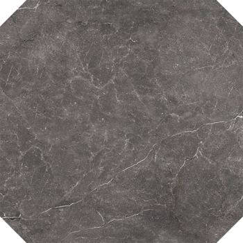 Плитка керамогранитная Imperial Graphite Темно-серый Oktagon POL 597x597x8,5 Nowa Gala - зображення 1