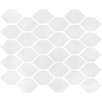 Мозаика Aquamarina Белый Heksagon POL 270x320x8,5 Nowa Gala - зображення 1