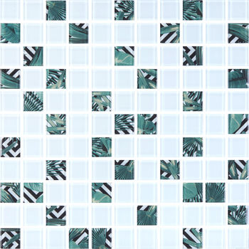 Мозаїка GMP 0825022 С2 Print 24-White 300×300x8 Котто Кераміка - зображення 1