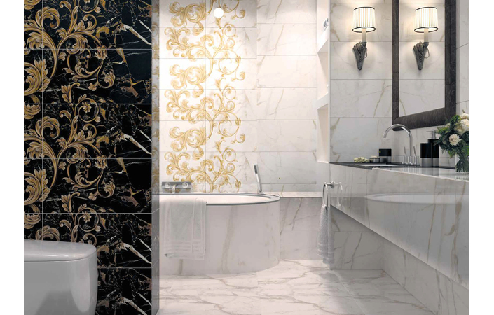 Декор Saint Laurent Decor №3 белый 300x600x9 Golden Tile - Зображення 02c10-saint-laurent.jpg