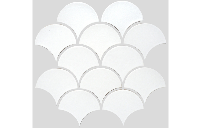 Мозаїка Scales SC 6024 White А+В 285×275x9 Котто Кераміка - Зображення 050bb-scales-sc-6024-v-white.jpg