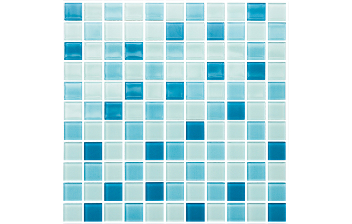 Мозаїка GM 4018 C3 Blue D-Blue M-Blue W 300x300x4 Котто Кераміка - Зображення 1