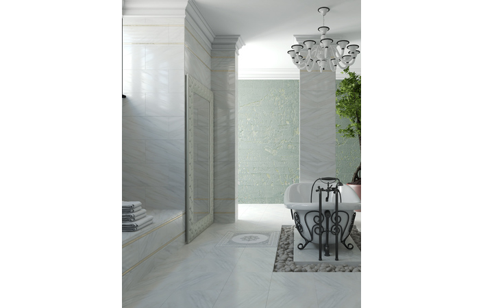Плитка настенная Carrara белый 300x600x9 Golden Tile - Зображення 06eed-0782750001536222008.jpg