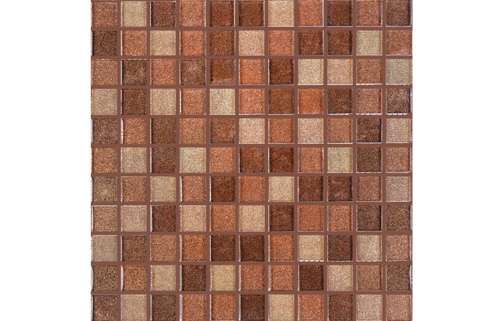 Мозаика GM 8007 C3 Brown Dark-Brown Gold-Brown Brocade 300x300x8 Котто Керамика - Зображення 0952f-gm-8007-brown.jpg