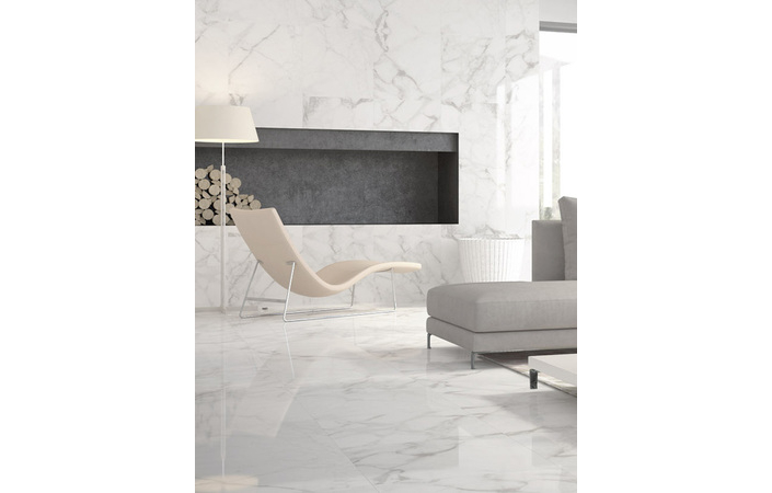 Плитка керамогранітна Calacatta Extra білий 250x750x9 Golden Tile - Зображення 0b170-0053574001541080873.jpg