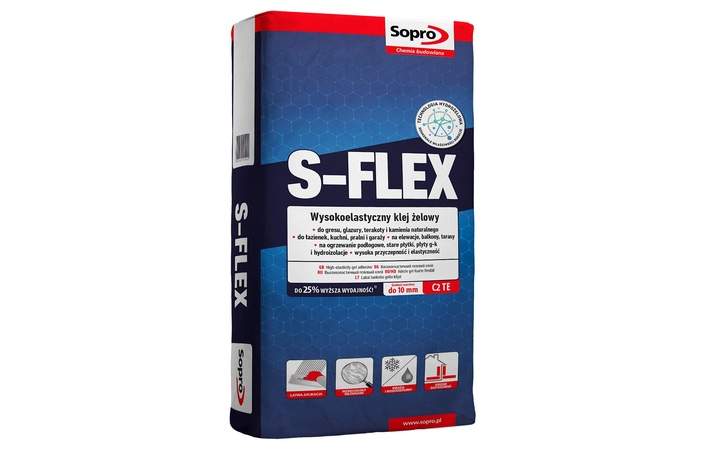 Клей для плитки Sopro S-Flex 201 (22,5 кг) - Зображення 100222960-64dba.jpg