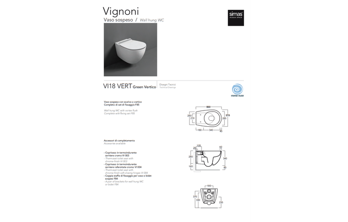 Унітаз підвісний Vignoni Green Vertigo VI 18VERT з кришкою soft-close VI18VERT-F85-VI004 SIMAS - Зображення 102358576-8682f.png