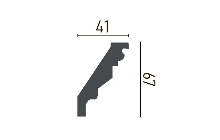 Карниз полиуретановый Gaudi Decor (С 1003 2.44м), ELITE DECOR - Зображення 10280596-8fd2c.jpg