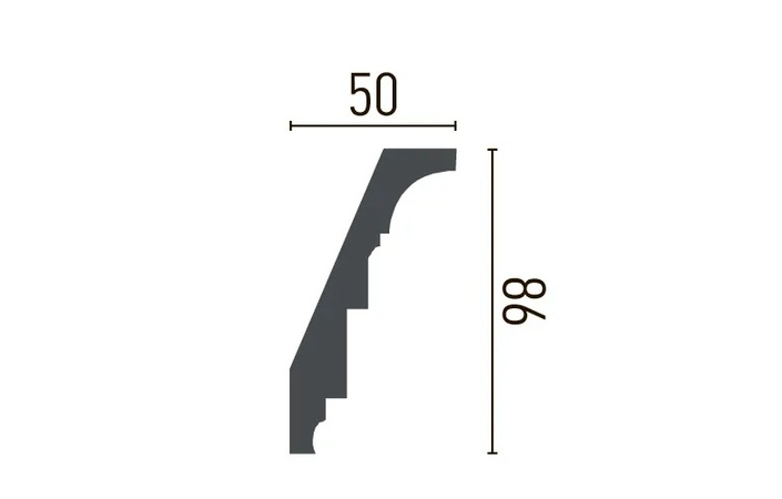 Карниз полиуретановый Gaudi Decor (С 1004 2.44м Flexi), ELITE DECOR - Зображення 10280598-3cd39.jpg