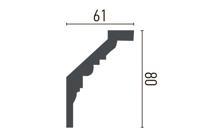 Карниз полиуретановый Gaudi Decor (С 1007 2.44м), ELITE DECOR - Зображення 10280599-9cf60.jpg