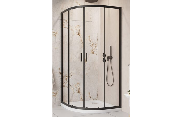 Душевая кабина полукруглая Alienta A 90x90 10229090-54-01 Black RADAWAY - Зображення 105809935-5f478.jpg