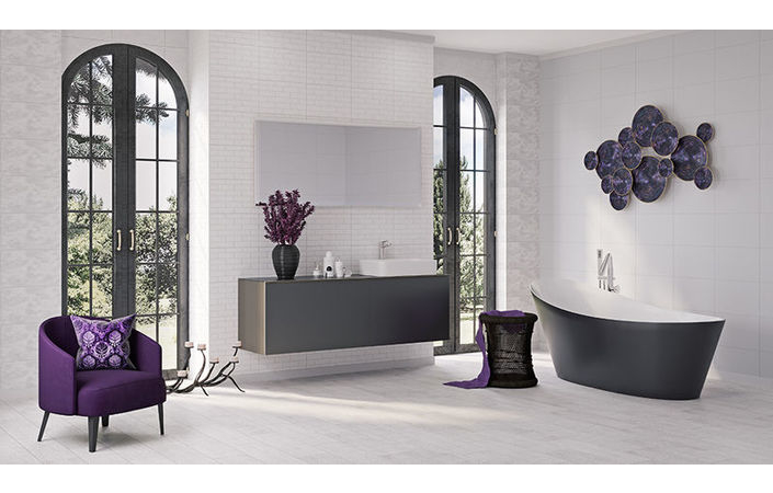 Плитка стінова Grey Satin 250×400 Cersanit - Зображення 1281c-bloom-cersanit-25x40-2.jpg
