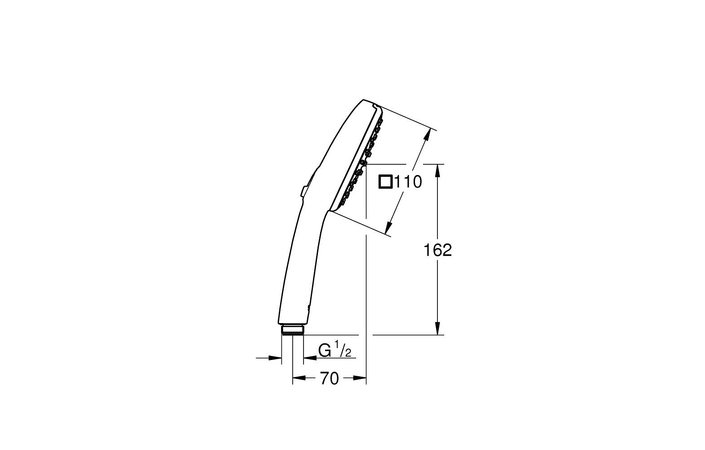 Лейка для ручного душа Tempesta Cube 110 267462433 Grohe - Зображення 129982869-3475f.jpg