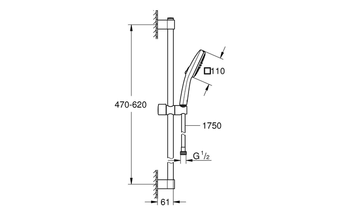 Душевой набор Tempesta Cube 110 267482433 Grohe - Зображення 130537427-29fe4.jpg