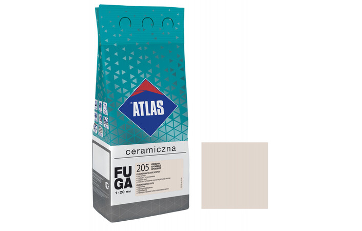Затирка для швів Atlas керамічна кремовий №205 (2 кг) - Зображення 132590734-d19b5.jpg