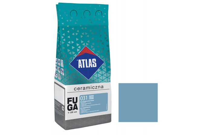 Затирка для швов Atlas керамическая голубой №031 (2 кг) - Зображення 132591805-8b125.jpg