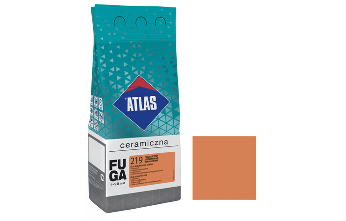 Затирка для швів Atlas керамічна помаранчевий №219 (2 кг) - Зображення 132593297-fbc57.jpg