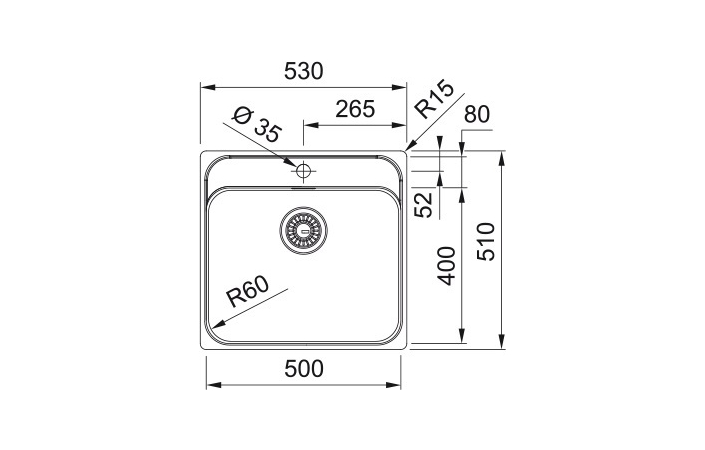 Кухонна мийка SMART SRX 210-50 TL Полірована FRANKE - Зображення 134480385-7bc59.jpg