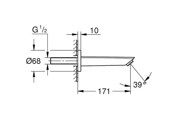 Вилив для ванни Eurosmart 134482433 Grohe - Зображення 139005929-019d3.jpg