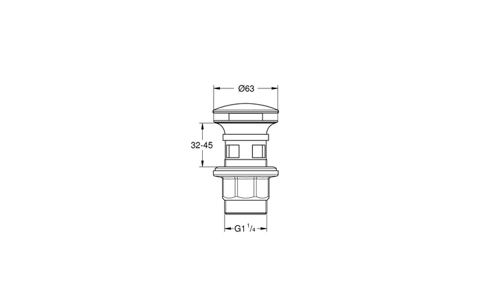 Донний клапан Push-Open 1024642430 Grohe - Зображення 139008706-b6309.jpg