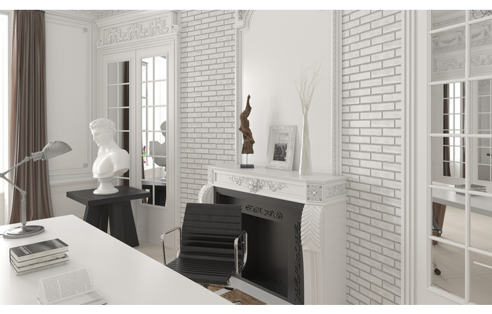 Плитка настенная 080010 The Strand Белый Slim 60x250x6 Golden Tile - Зображення 139987662-05cae.jpg