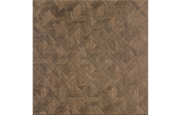 Плитка керамогранітна Egzor Brown Parquet 420×420x8 Cersanit - Зображення 1