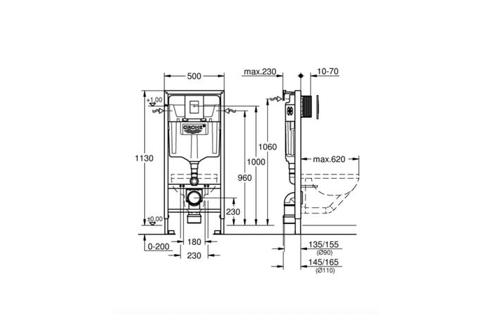 Комплект установки Rapid SL set 3в1+кн Skate Cosmopolitan черный фантомный (39939000), Grohe - Зображення 141737677-19757.jpg