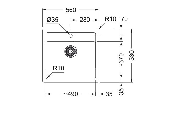 Кухонна мийка Sirius SID 610-50 Бежевий FRANKE - Зображення 143005685-093f9.jpg