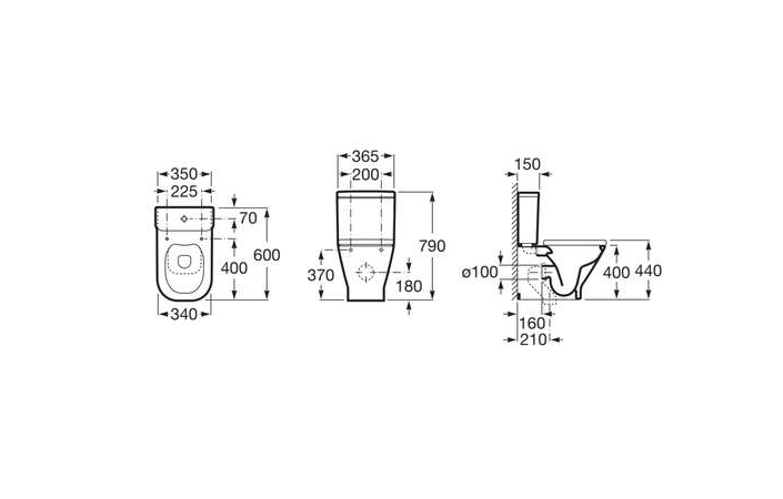 Компакт Gap Square Rimless з кришкою soft-close A34273A000+A341470000+A801732001 Roca - Зображення 144885324-cdd84.jpg