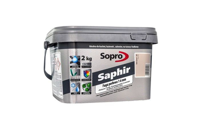 Затирка для швів Sopro Saphir 9512 беж юрський №33 (2 кг) - Зображення 1