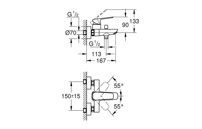 Змішувач для ванни Cubeo 1018132430 Grohe - Зображення 157783111-a630f.jpg