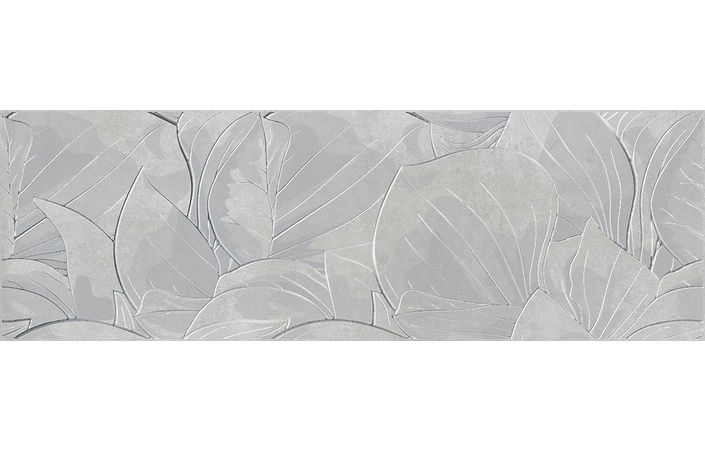 Декор Flower Cemento Light Grey Inserto 240×740x10 Opoczno - Зображення 1