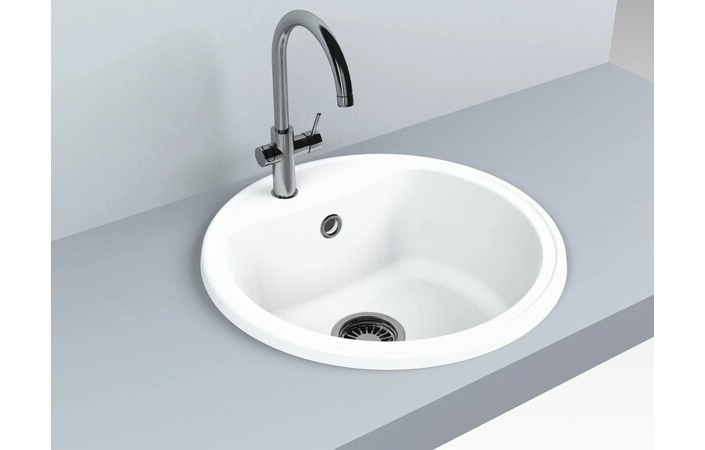 Кухонна мийка Texas 101050001 білий Fancy Marble - Зображення 164702615-1ec37.jpg