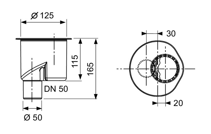 Сифон для душового каналу TECEdrainline DN 50 650003 TECE - Зображення 164703035-c9849.jpg