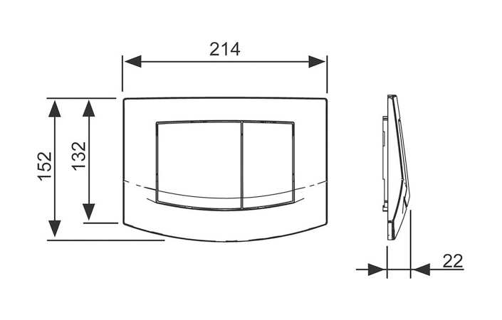 Кнопка зливу TECEambia 9240200 білий TECE - Зображення 164703517-b662d.jpg