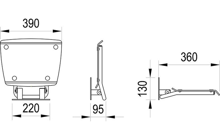 Сидіння для душу OVO B II Opal RAVAK - Зображення 164706878-94381.jpg