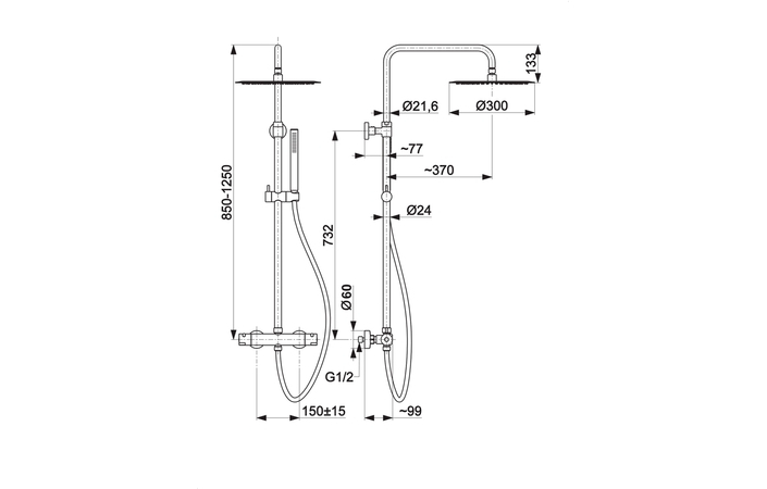 Душова система MOZA Gold  5736-920-31 KFA ARMATURA - Зображення 164707952-6280b.jpg