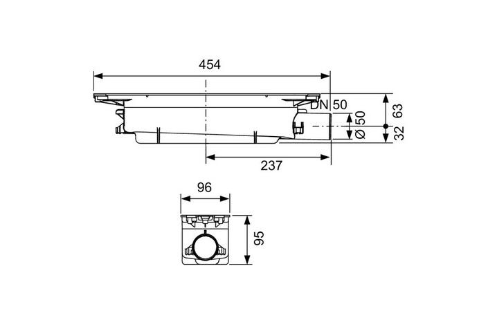 Сифон для душового каналу TECEdrainprofile DN 50 Tece - Зображення 164710736-72697.jpg