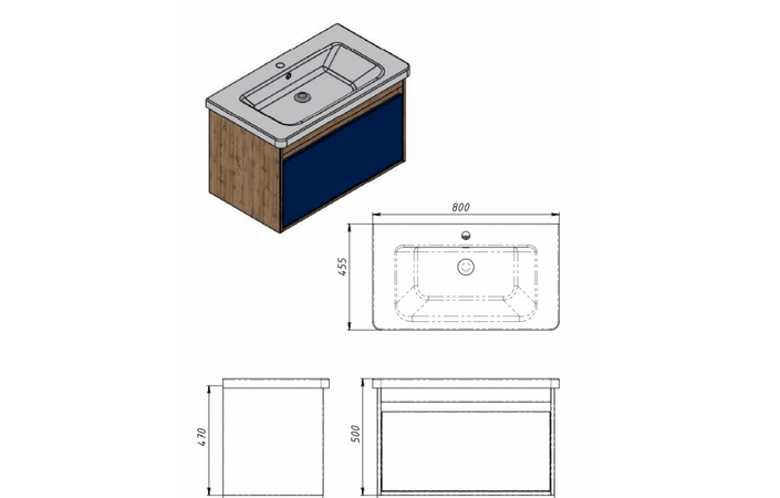 Шафка з умивальником Malta Mlt-80 дуб вотан Juventa - Зображення 164710775-12e6e.png
