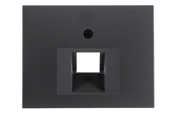 Накладка розетки UAE Berker K1 Антрацит 14077006 Hager - Зображення 164711548-59107.png