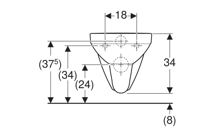 Унитаз подвесной воронкообразный Selnova Square Rimfree 501.458.00.7 Geberit - Зображення 164711564-132be.jpg