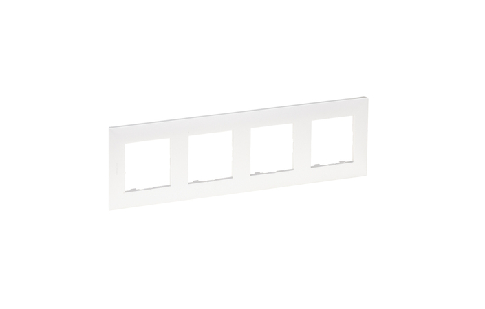 Рамка 4-местная Niloe Step Жемчужный 863694 Legrand - Зображення 164712968-b45bb.jpg